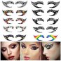Hallowmas Waterproof Temporary Eye Tattoo stickers Eyeshadow Eyeliner Stickers