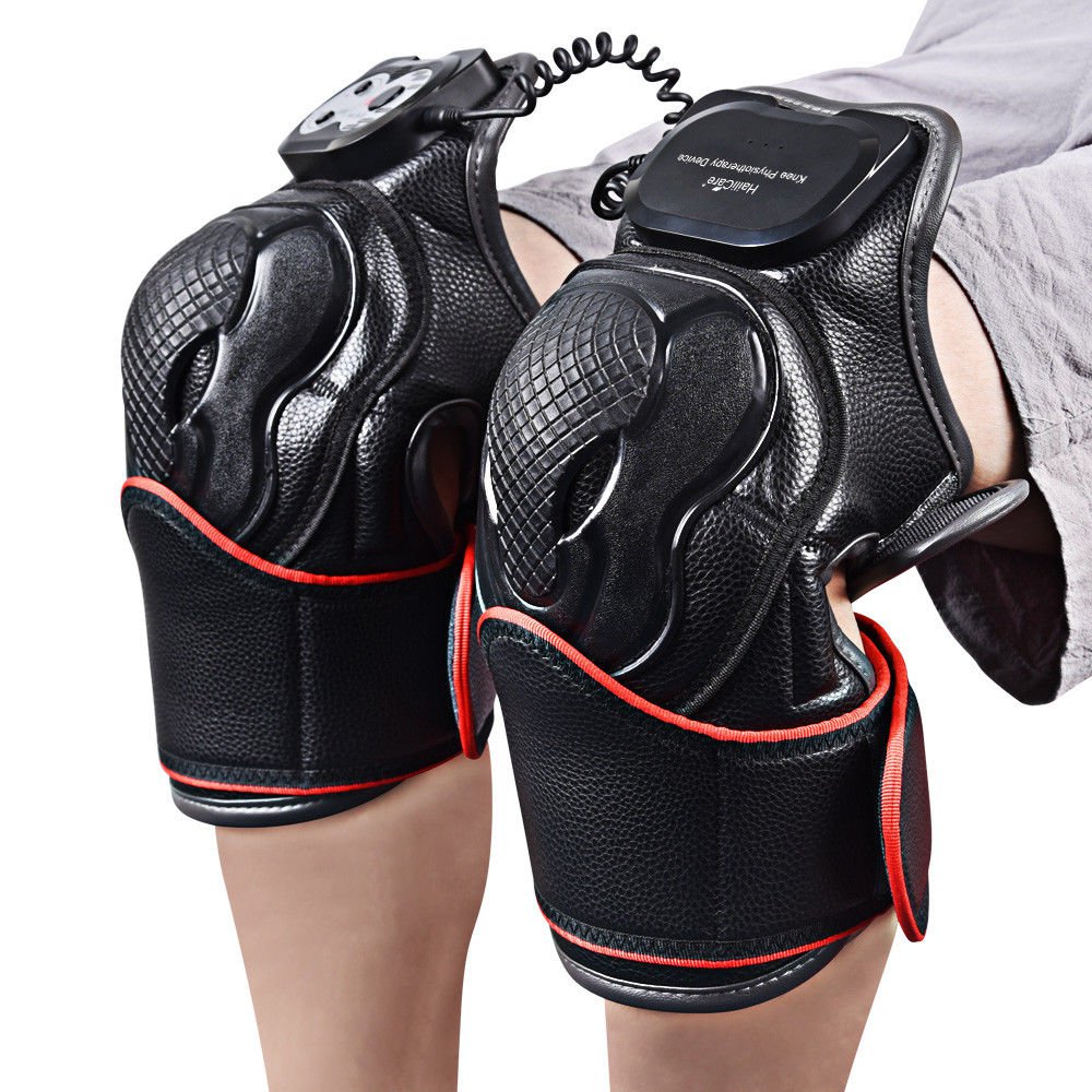 Knee Joint Pain Relief Massager Arthritis Physiotherapy Heat Vibration Brace US