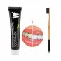 Bamboo Charcoal Toothpaste Natural Teeth Whitening Stains Remover +Toothbrush 1p