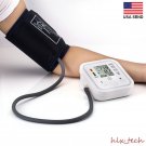 LCD Digital Arm Cuff Blood Pressure Monitor Heart Rate Beat Pulse Meter Measure