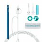 LED Visual Ear Cleaner Inspection Camera Endoscope Earpick Curette Remover Set