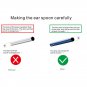LED Visual Ear Cleaner Inspection Camera Endoscope Earpick Curette Remover Set