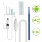 LED Visual Ear Cleaner Inspection Camera Endoscope Earpick Curette Remover Set