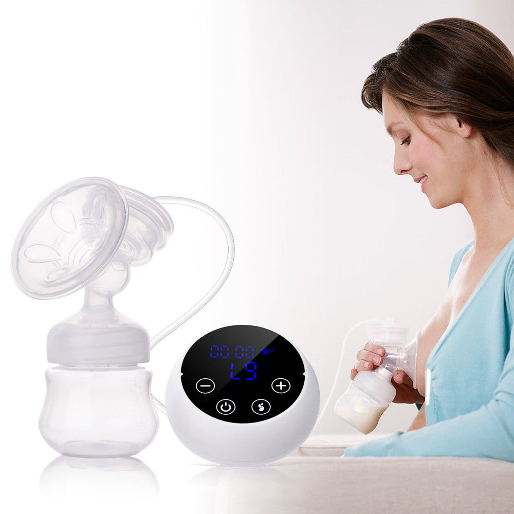LCD Electric Breast Pumps Breastfeeding Milk Pump Baby Feeding Tool 9 Levels USB