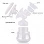 LCD Electric Breast Pumps Breastfeeding Milk Pump Baby Feeding Tool 9 Levels USB