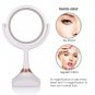 5X Magnification LED Double-sided Mirror Bluetooth Audio Music Speakerphone USB
