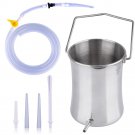 Home Enema Colonic Irrigation Kit Reusable Bucket Cleansing Douche+Storage Bag