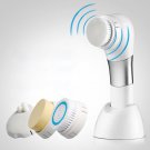 Ultrasonic Vibrating Facial Cleansing Massager Face Skin Care Brush Scrubber