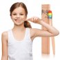 10 Pcs Rainbow Bamboo Toothbrush Colorful Soft Bristle Head Wooden Toothbrush