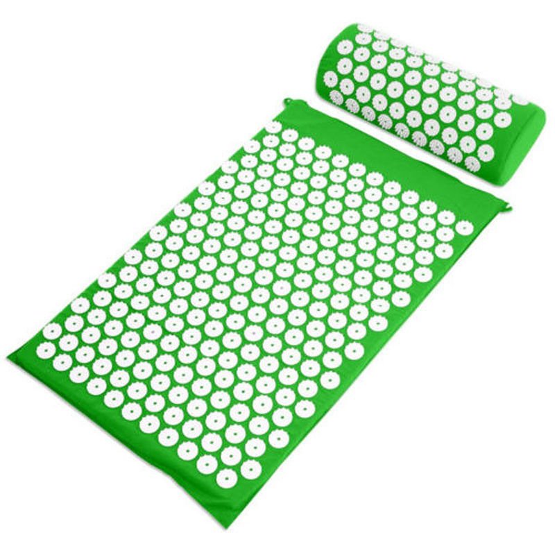 Acupressure Pillow Pain Stress Relief Acupuncture Spike Yoga Pillow / Mat+Pillow