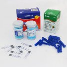 Blood Glucose Test Strips 50 Pcs + Test Paper 50 Pcs Lancets Needles For Sannuo