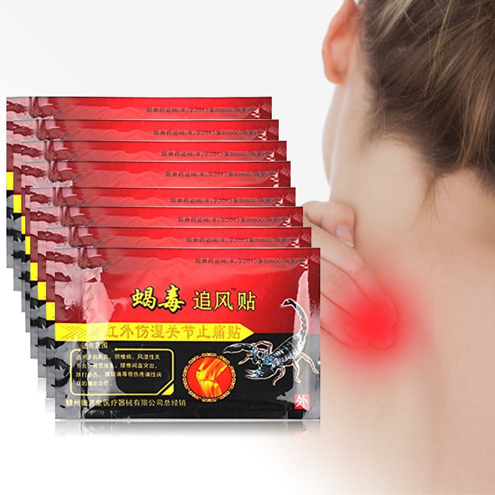 Joint Pain Relief Back Rheumatoid Arthritis Plasters Scorpion Venom Knee Patches