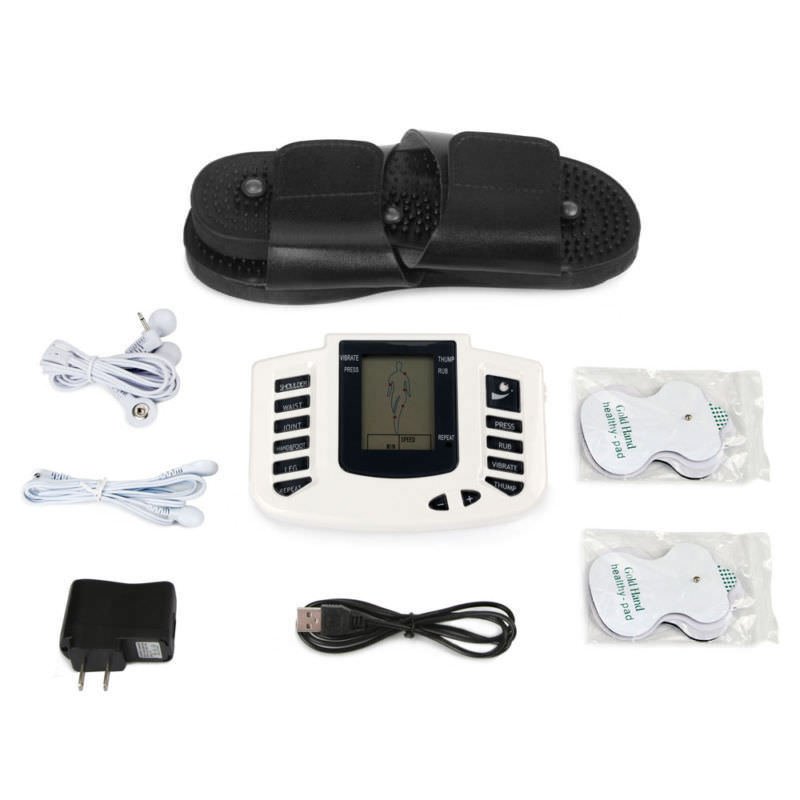 Digital Full Body Relax Massager Stimulator Pulse Acupuncture Muscle Therapy US