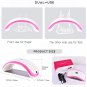 Professional 36W Sun UV LCD Lamp Nail Dryer Rainbow 8 Polish Gel Nail 21 Lights