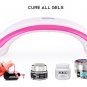 Professional 36W Sun UV LCD Lamp Nail Dryer Rainbow 8 Polish Gel Nail 21 Lights
