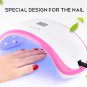Professional 36W Sun UV LCD Lamp Nail Dryer Rainbow 8 Polish Gel Nail 21 Lights