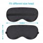 Natural Silk Sleeping Eye Mask Adjustable Eye Shade Cover Soft Mask Blindfold