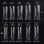 Quick Building Mold Tips Poly Gel False Nail Dual Forms Finger Extension 10 size