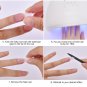 Quick Building Mold Tips Poly Gel False Nail Dual Forms Finger Extension 10 size