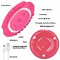 Electric Silicone LED Body Wash Cleansing Brush Vibrating Massager Bath Machine