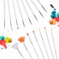 20 Pcs Nail Brushes Set Dotting Painting Drawing Nail Art Tools Polish Brush Pen