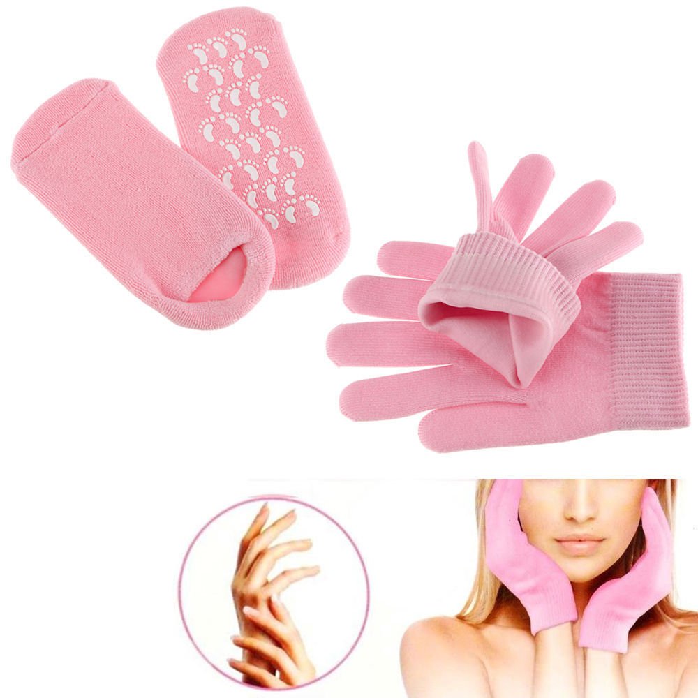 SPA Gel Socks & Gloves for Hand & Feet Moisturizing Repair Treatment Skin Care