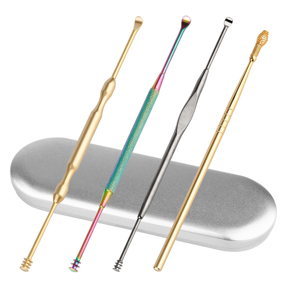 Stainless Cleaning Set Health Care Tool Ear Pick Ear Wax Remover Cleaner Curette