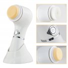 Electric Sonic Body Face Cleansing Massager Brush Waterproof Exfoliator Cleanser