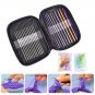 22pcs Mixed Colors Aluminium Crochet Hooks Knitting Needles Set Weave DIY Craft