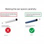 Visual Ear Cleaner Inspection Camera Endoscope Earpick Curette Earwax Removal