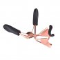 Professional Silver Eyelashes Curler Curl Clip Black Handle Cosmetic Makeup Tool