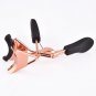 Professional Silver Eyelashes Curler Curl Clip Black Handle Cosmetic Makeup Tool