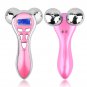 4D Electronic Roller Body Massager Machine Microcurrent Vibrating Facial Muscle