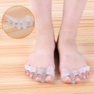 2pc Gel Toe Separators Spreaders Yoga Relax Stretcher Bunion Protector Corrector