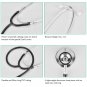 Professional Heart Rate Medical Stethoscope Dual-Head for kids Adult Health Care