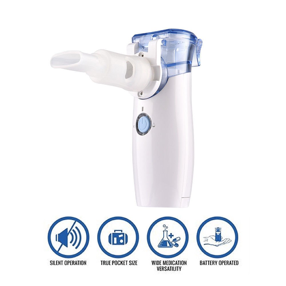 Handheld Ultrasonic Mesh Nebulizer Rechargeable Respirator Inhaler ...