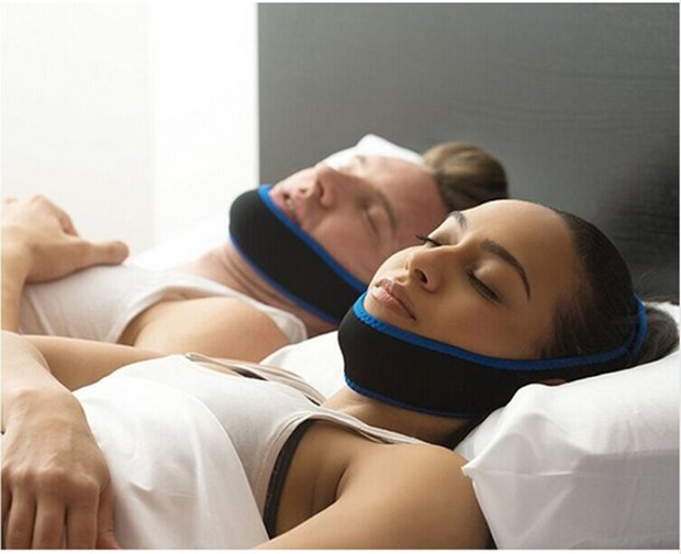 Anti Snore Chin Strap Stop Snoring Belt Sleep Apnea Device Jaw Snorfix Snorifix