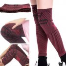 Magnetic Leg Knee Protector Long Sleeves Support Brace Tourmaline Arthritis Leg