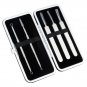 5pcs Blackhead Acne Comedone Needle Tweezers Pimple Extractor Remover Tool Set