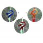 10PCS Camping Tent Cord Rope Fastener Guy Line Carabiner Hook Hanger Tightener