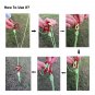 10PCS Camping Tent Cord Rope Fastener Guy Line Carabiner Hook Hanger Tightener