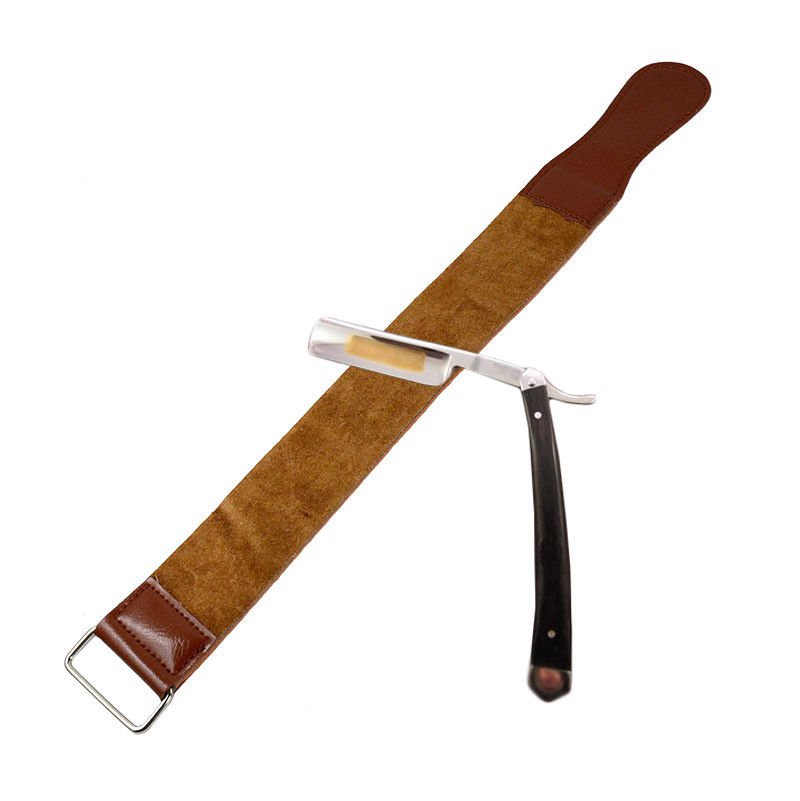 Professional Barber shaving Genuine Leather Strop Straight Razor Sharpener