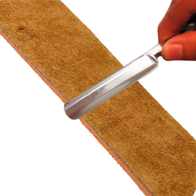 Professional Barber shaving Genuine Leather Strop Straight Razor Sharpener