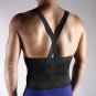 Unisex Waist Belt Corset Support Brace Shoulder Straps Lumbar Posture Corrector