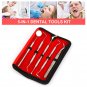 5pcs Stainless Still Dental Tool Kit Dentist Teeth Clean Hygiene Picks Mirror