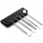 5pcs Stainless Still Dental Tool Kit Dentist Teeth Clean Hygiene Picks Mirror