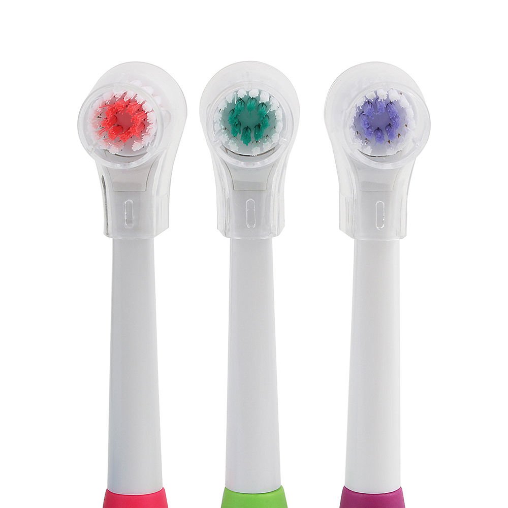 Rotary Electric Toothbrush Ultrasonic Sonic Waterproof Toothbrush +4