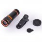 Clip-on 12x/8x Optical Zoom HD Telescope Camera Lens for Universal Mobile Phone