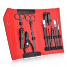 Professional Black Stainless Steel Nail Clipper Manicure tool Pedicure Set 15pcs