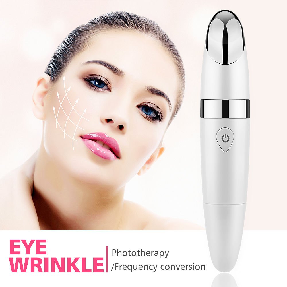 ION EYES Electric Vibration Face Eye Massager Phototherapy Anti Aging Wrinkles